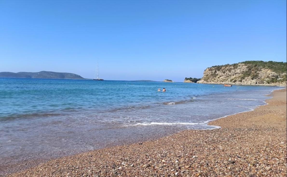 Venus Villa With Private Pool, 2Min To The Beach Finikounda Exterior foto
